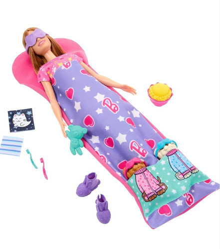 Barbie Color Change Hora De Dormir De Mattel