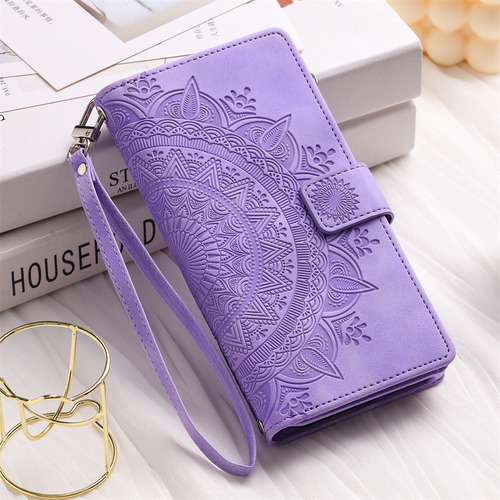 Funda Tipo Cartera Con Cremallera For Motorola G82 G72 G62