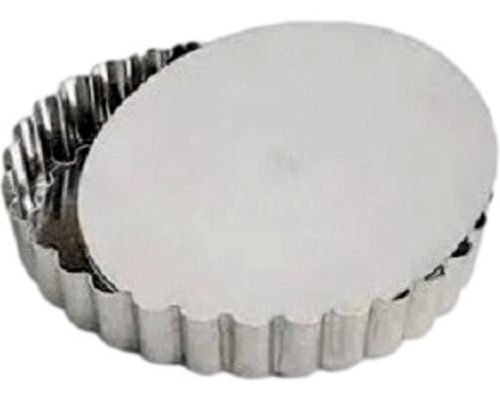 Molde Para Torta Pastafrola Aluminio Rizada Desmontable 16cm