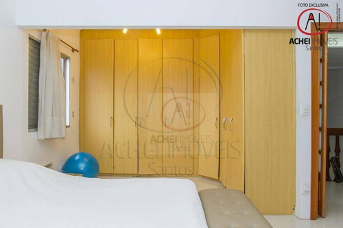 Imagem 19 de 30 de Apartamento Com 2 Dormitórios, 2 Suítes, 3 Banheiros E 1 Vaga Coletiva Suficiente À Venda, 92 M² Por R$ 535.000 - Boqueirão - Santos/sp - Ap10536