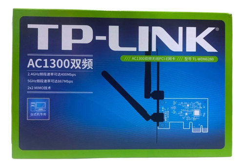 Tarjeta De Red Tp-link Ac1300 Wifi Tl-wdn6280 Dual Band
