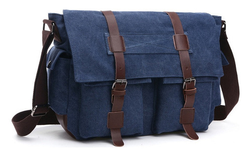 Bolsos De Mensajero Para Hombre, Bolsa De Lona Tipo Bandoler