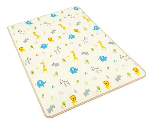Alfombra Carestino Antigolpes Reversible 120x180 Jungla
