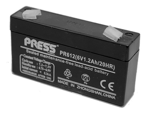 Bateria Sellada Press 6v 1.2a Varios Usos