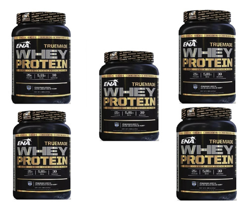 True Made Ena Whey Protein 1 Kg Proteina Pura Combo X 5 U