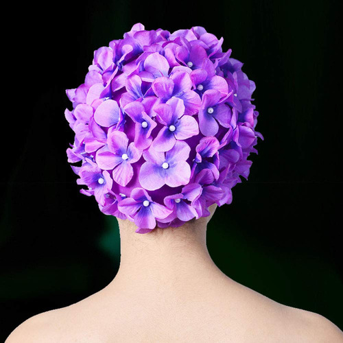 gorro De Baño Retro Con Pétalos De Flores Vintage, Gorro