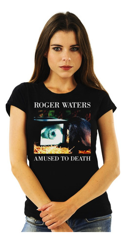 Polera Mujer Roger Waters Amused To Death Monkey Rock Impres