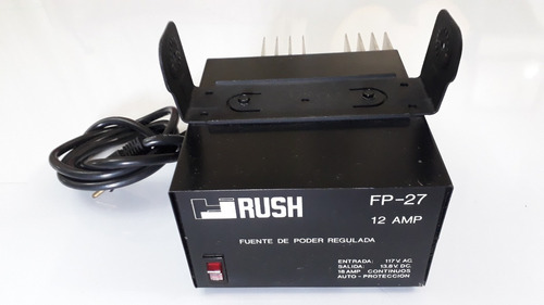 Fuente Poder Rush Regulada 13.8v 12 Amp Fp-27