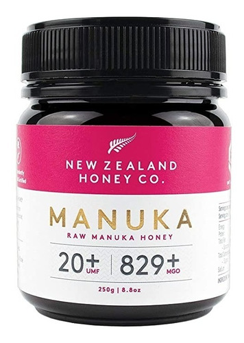 Miel De Manuka New Zeland Honey Co Umf 20+ Mgo 829+  250g