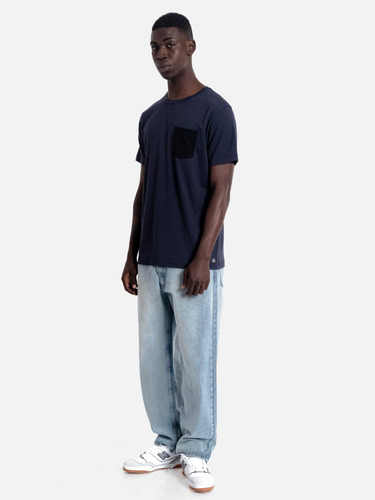 Polo Para Hombre Dunkelvolk Basic Simpl Contrst Pockt Teenyn
