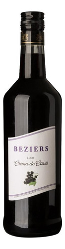 Licor Crema De Cassis Beziers Botella 750 Ml