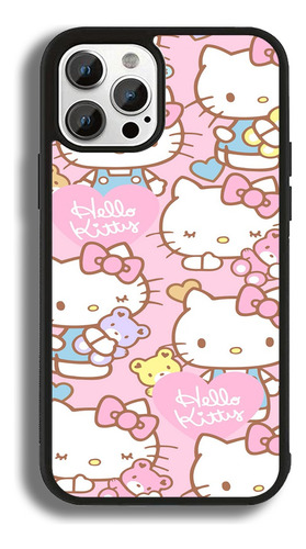 Funda Para Celular De Hello Kitty 2 Negro Iphone 14