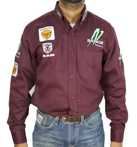 Camisa Country Masculina Radade Ram Vinho