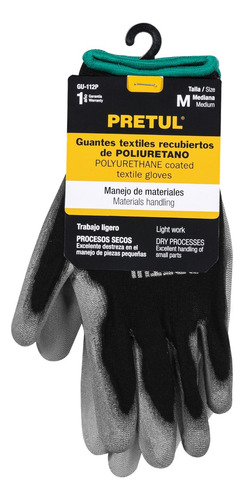 Guantes De Nylon Recubiertos De Poliuretano, Median, Pretul.