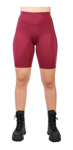 Short Deportivo Bikers Casual Fit Mujer Control Oversize