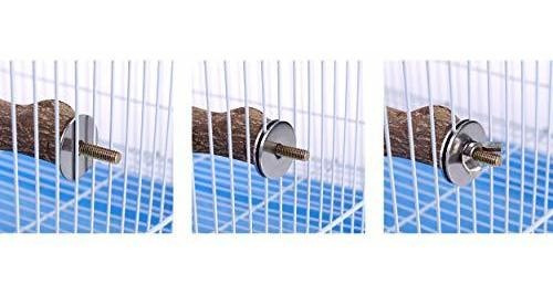 Soporte Ave Soporte De Percha Para Pájaros De Madera Natura