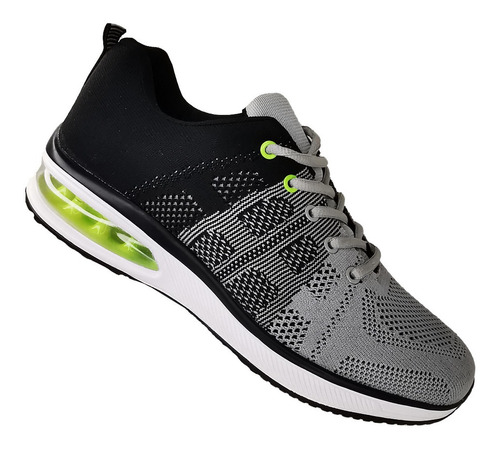 Zapatillas Verdes Deportivas Unisex Para Correr Running 1076