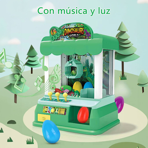 Máquina De Garras Para Niños Caramelo Gachapon Con Música