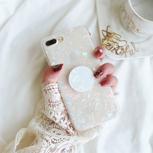 Case Marmol + Pop iPhone Galaxy Huawei Dama Hombre Mujer