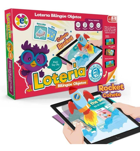 Lotería Infantil Didáctica Objetos Bilingüe Ronda