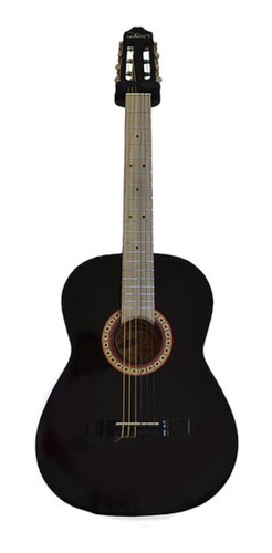 Imagen 1 de 2 de Guitarra clásica La Purepecha GECN negra