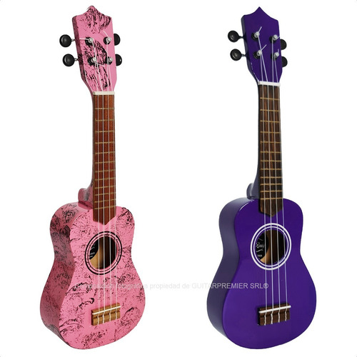 Imagen 10 de 10 de Ukelele Soprano Calidad Superior Nacional Varios Colores Combo + Funda + Pua + Envio Gratis A Todo El Pais