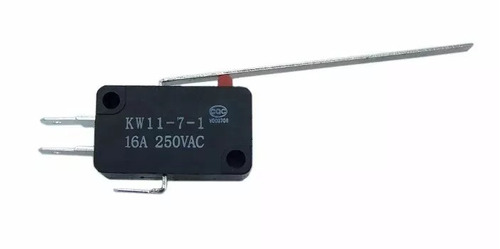 Kit-100 Chave Micro Switch Kw11-7-3 16a C/ Haste 60mm