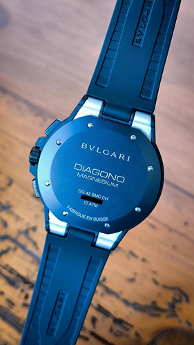 Relogio Bvlgari Diagono Magnesium Chrono Parte Do Pagamento Preto Preto Cinza