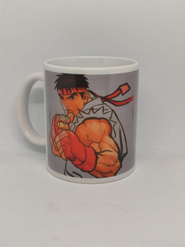 Imagen 2 de 2 de Taza Street Fighter Personaje Ryu Nueva