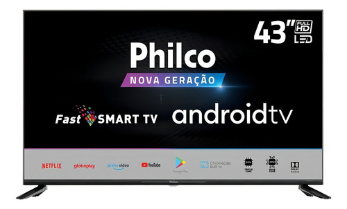Smart Tv Led Full Hd 43 Polegadas Philco Hdmi Usb Wi-fi