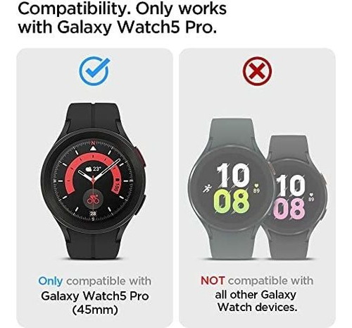 Imagen 2 de 9 de Funda Malla Spigen Rugged Armor Pro Galaxy Watch 5 Pro