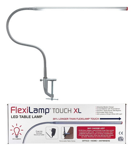 Flexilamp Touch Xl - Lámpara Led De Escritorio De Mesa, Abra
