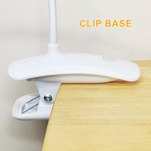 Lámpara De Escritorio P Clip Led De Almacenamiento Portátil