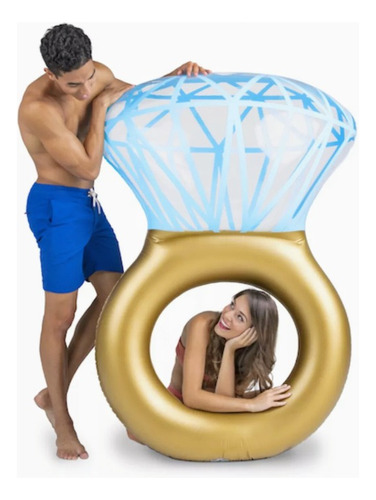 Salvavidas Anillo Compromiso Diamante Xl Despedida D Soltera