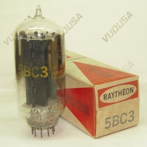 Valvula Raytheon Electronic Tube 5bc3 Nos-