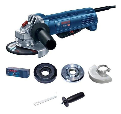 Esmeril Angular 5 Pulgadas Gws 9-125 P Bosch Color Azul
