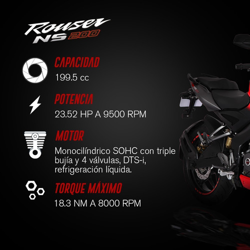 Imagen 9 de 15 de Bajaj Rouser Ns 200 Chakan Moto Plan Ahora 12
