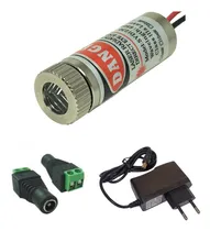 Comprar Laser Cruz 5mw Vermelho + Fonte 3v Bivolt  + Plug P4 Fêmea