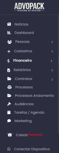 Sistema De Gestão Advogados Advopack