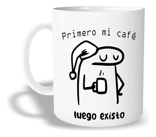 Taza Personalizada Meme Flork - Primero Mi Café Luego Existo