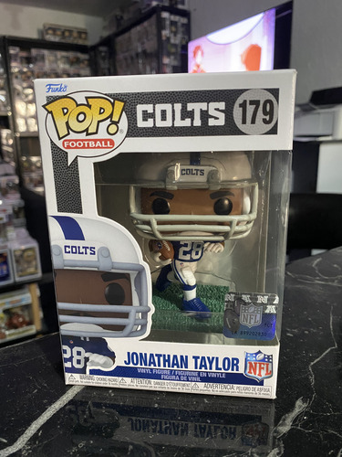 Funko Pop Jonathan Taylor 179 Nfl Colts Nuevo Original