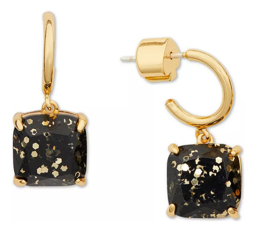 Aretes Kate Spade Mini Square Huggies 100% Original