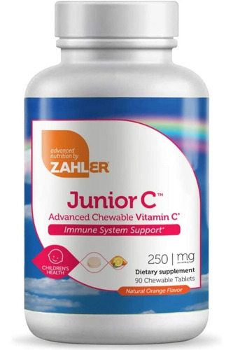 Vitamina C 90tabl Zahler Junior - Unidad a $1799