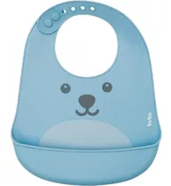 Comprar Babador Em Silicone Com Pega-migalhas Azul Gumy Buba