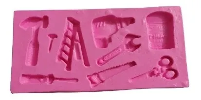 Molde Silicona Herramientas Fondant Chocolate