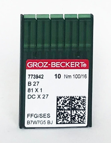 Aguja B27  Máquina Overlock Industrial Groz Beckert® 100/16