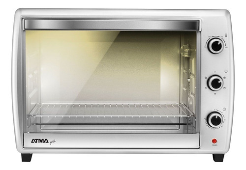 Horno de mesa eléctrico Atma HG7010E 70L plateado 220V