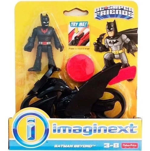 Imaginext Super Friends Batman Do Futuro Com Moto - Mattel