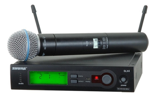 Shure Slx24 / Beta58 Sistema Vocal Beta 58a Inalámbrico