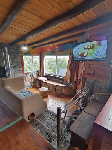 Imagen 3 de 22 de Villa Serrana Cabaña Para 2 P Estufa A Leña Wi-fi, Cable